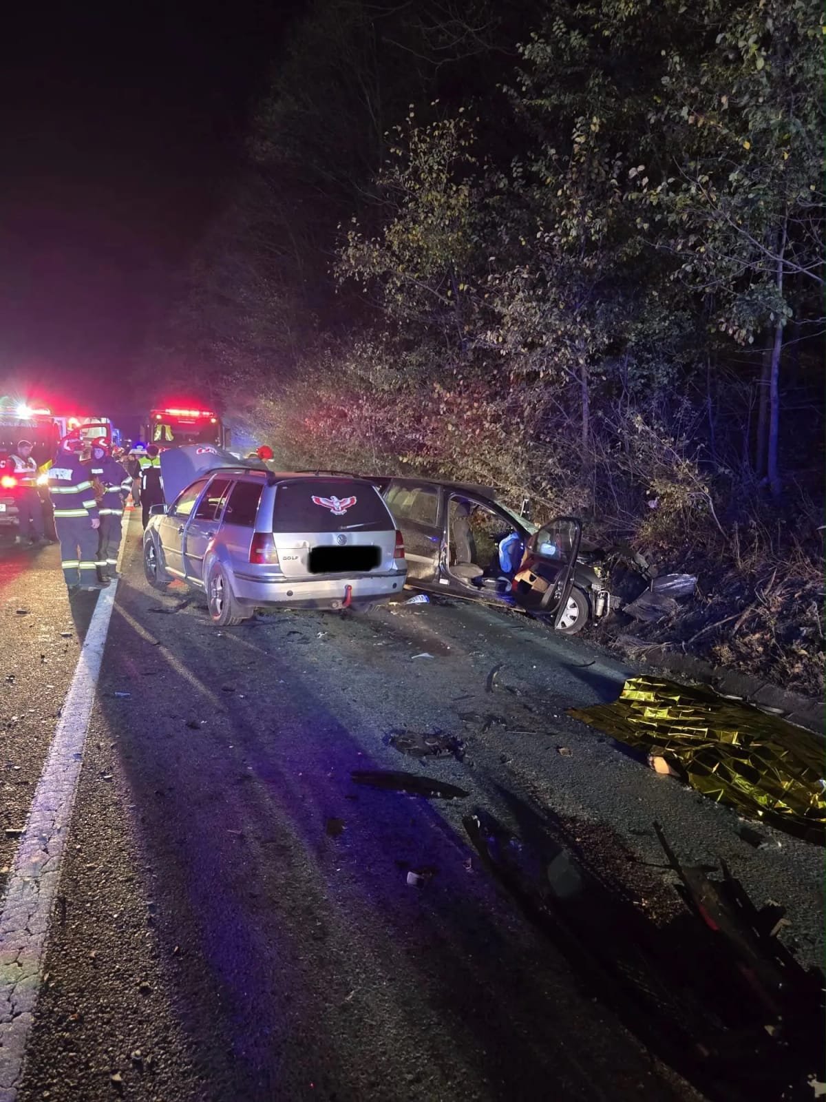 Accident pe DN7 în județul Sibiu: Planul Roșu de Intervenție activat, 2 femei au murit
