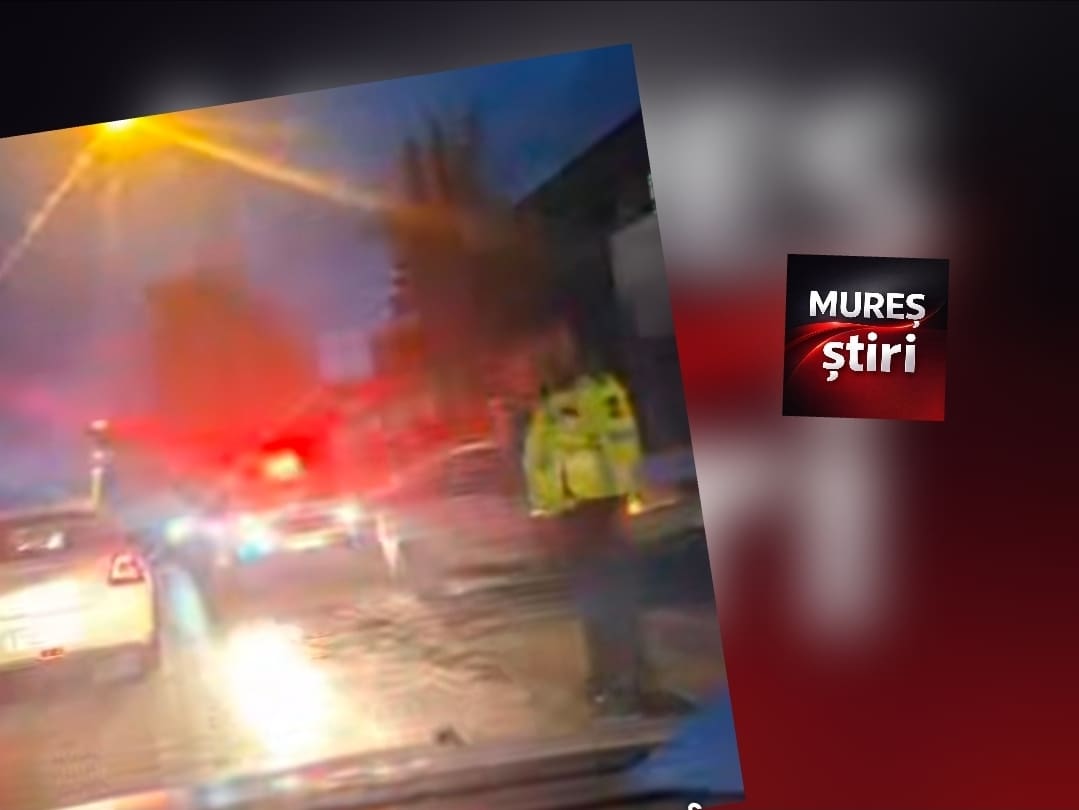 Accident rutier pe strada Insulei din Târgu Mureș, circulația este îngreunată
