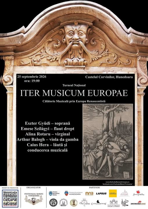 Acorduri renascentiste la Castelul Corvinilor: Concert cu intrare liberă