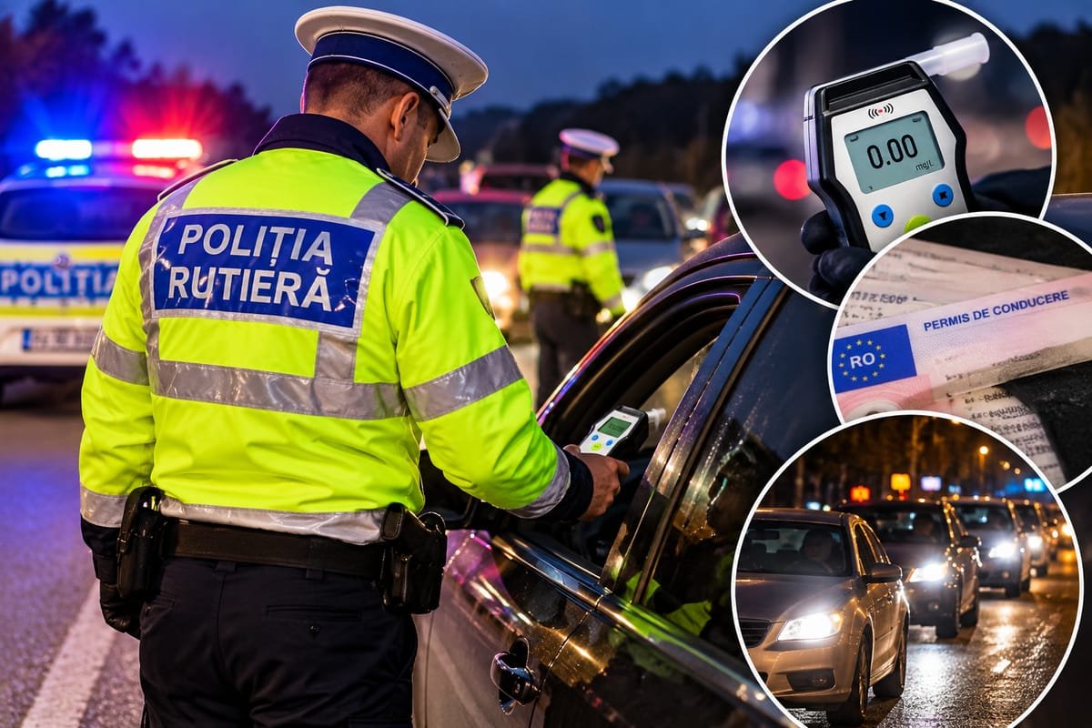 Acțiune rutieră în Cluj: peste 850 de amenzi și aproximativ 70 de permise reținute, în 19–25 octombrie