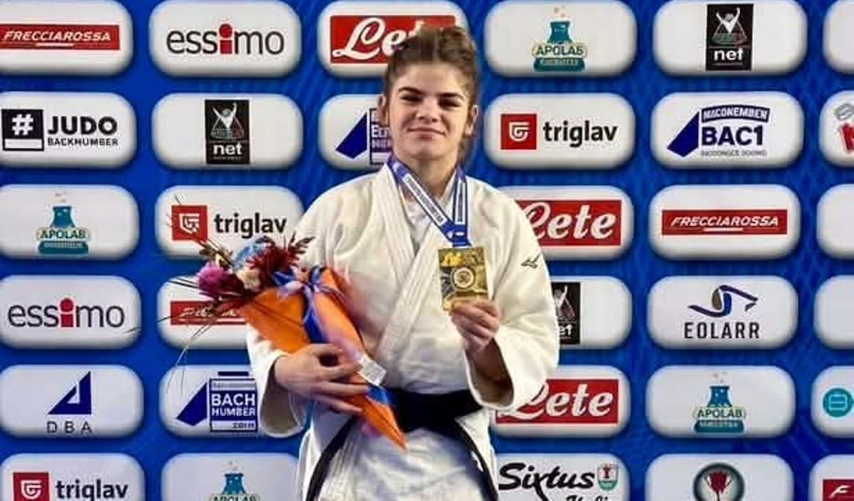 Alba Iulia: Laura Bogdan a câștigat aurul european U23 la judo, la Napoli, după patru victorii