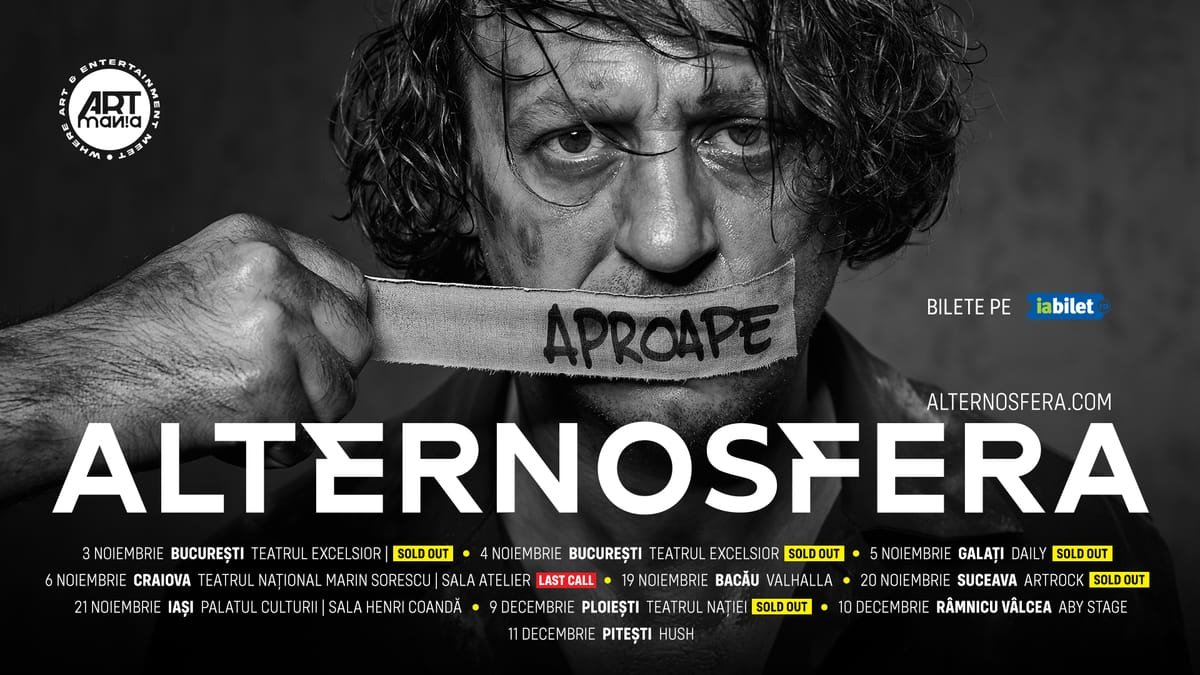 Alternosfera pornește în noiembrie turneul Aproape Alternosfera, cu concerte intime despre ce rămâne nespus