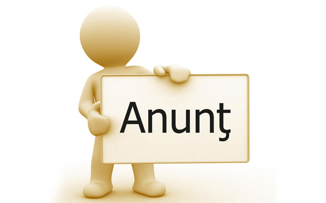 Anunț de interes public