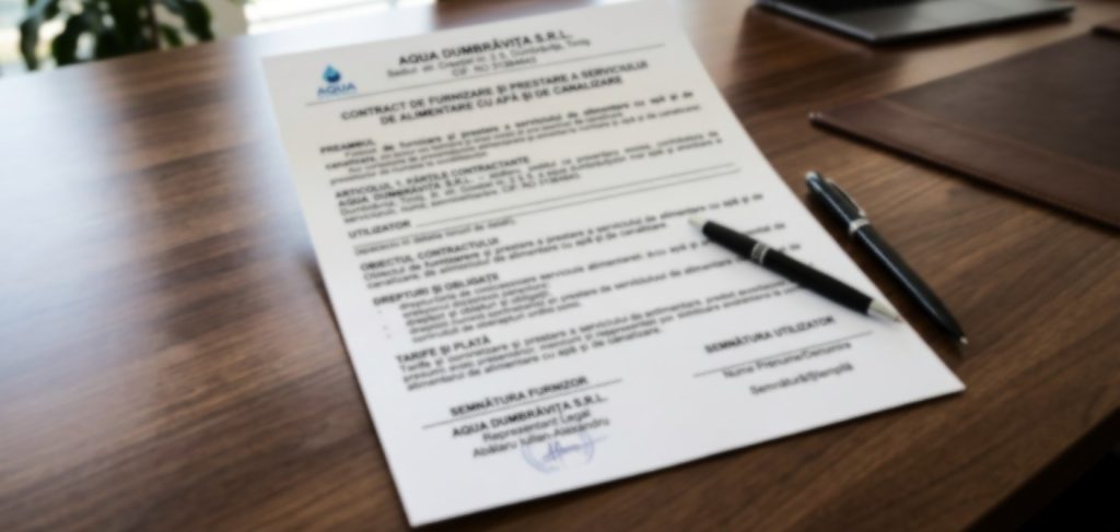 AQUA Dumbrăvița reînnoiește contractele pentru furnizarea serviciilor de apă și canalizare