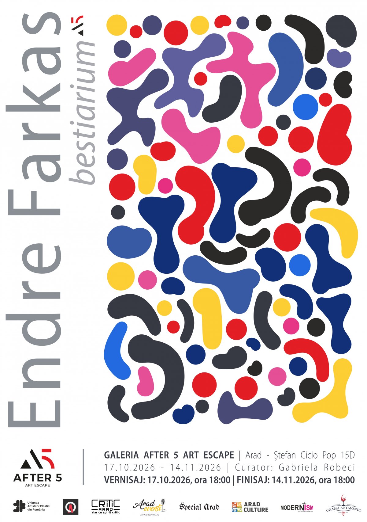 Arad: expoziția BESTIARIUM a sculptorului Endre Farkas, vernisaj sâmbătă la After 5 Art Escape