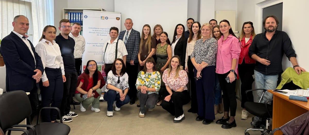 Arad: probațiune, schimb de experiențe cu Institutul Național de Probațiune din Republica Moldova