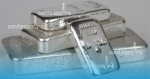 Argintul a pierdut peste jumătate din valoarea record, până la 57,31 dolari uncia