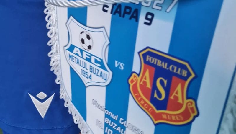 ASA Târgu Mureș pierde 0-1 la Metalul Buzău, în etapa a 9-a din Liga a II-a