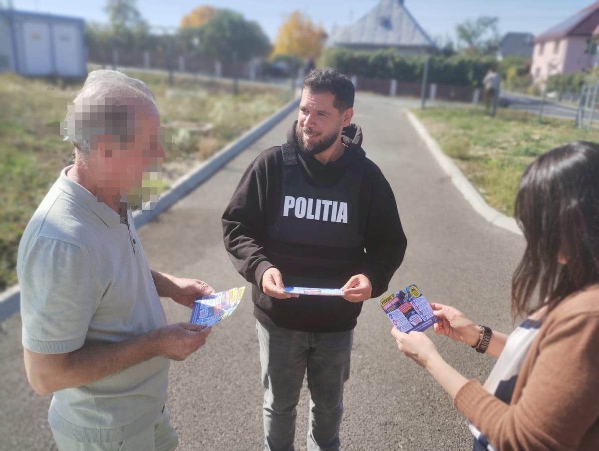 Șase activități preventive ale polițiștilor pentru reducerea riscului de furt din auto
