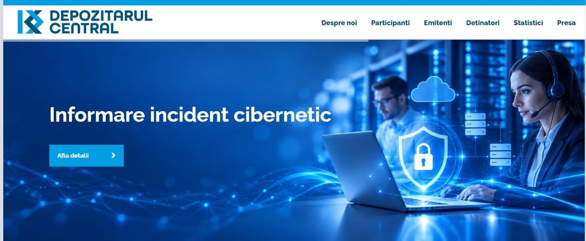 Atac cibernetic la Depozitarul Central: deținerile și decontările nu au fost afectate