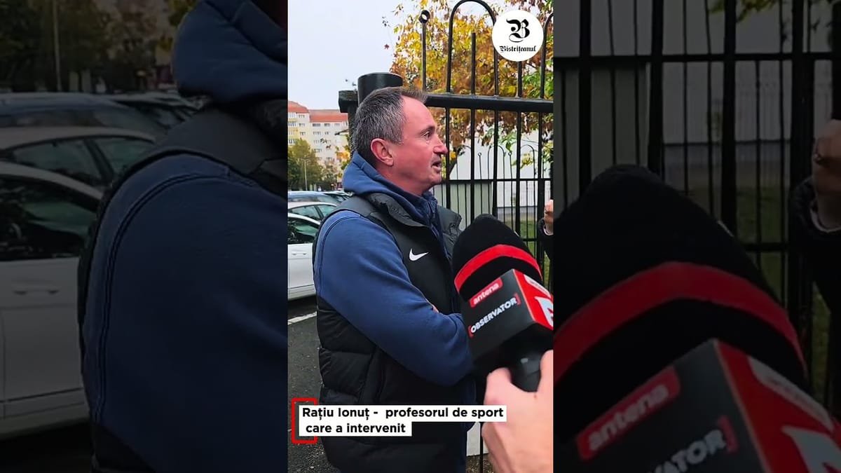 Atac cu cuțitul la Școala Gimnazială Ștefan cel Mare, elevul a fost imobilizat de paznic și profesor