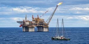 Australia de Vest: activiștii Greenpeace au ocupat o platformă și blochează proiectul de gaze Scarborough
