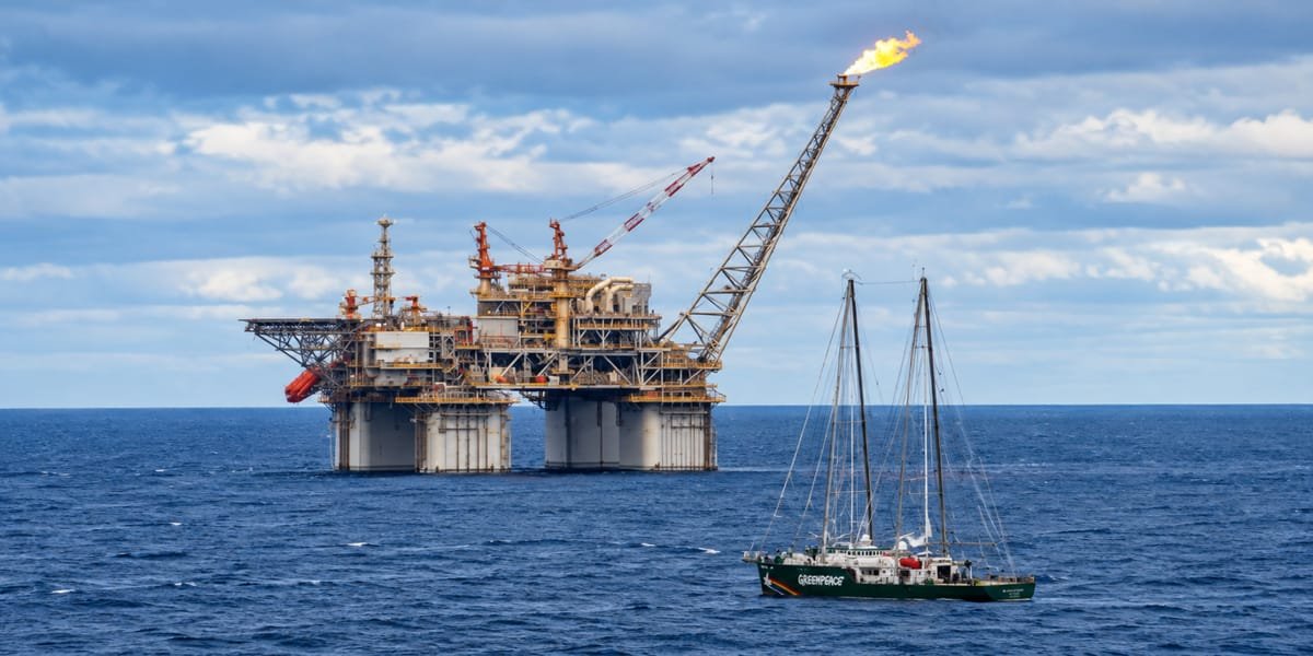 Australia de Vest: activiștii Greenpeace au ocupat o platformă și blochează proiectul de gaze Scarborough