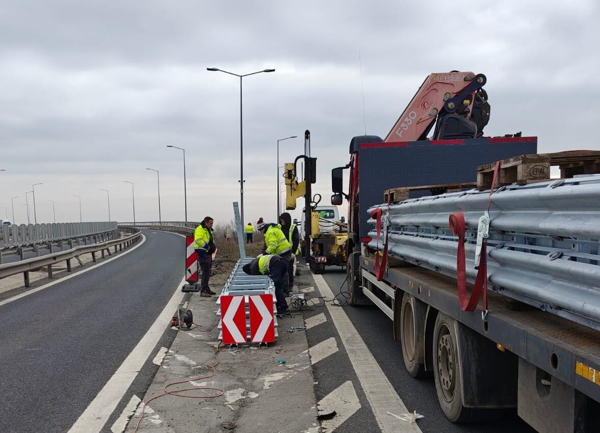 Autostrada A1 în Timiș: restricții, o singură cale în ambele sensuri din 15 octombrie, pentru lucrări