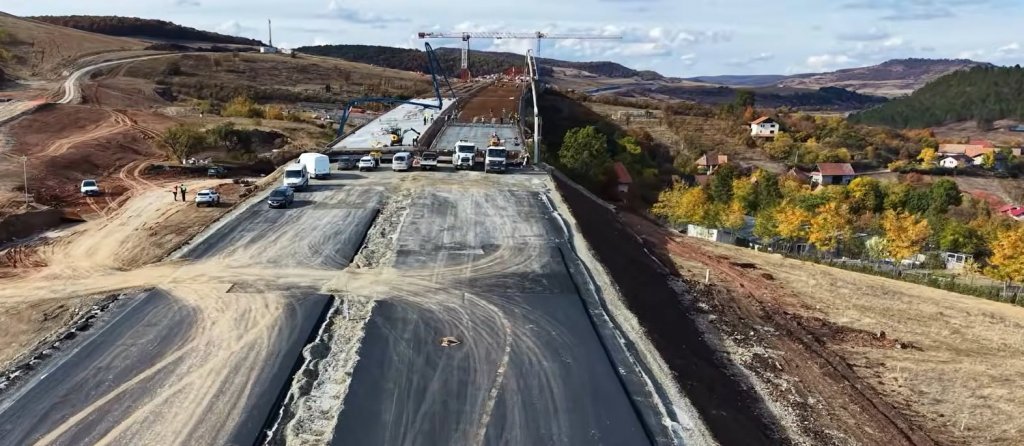 Autostrada A3 Cluj–Zalău: circulația ar putea fi posibilă de Crăciun, lucrările avansează pe Nădășelu–Zimbor
