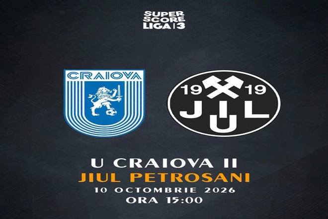 Bănie: Jiul întâlnește Universitatea Craiova 2, în etapa a VIII-a a Ligii a 3-a