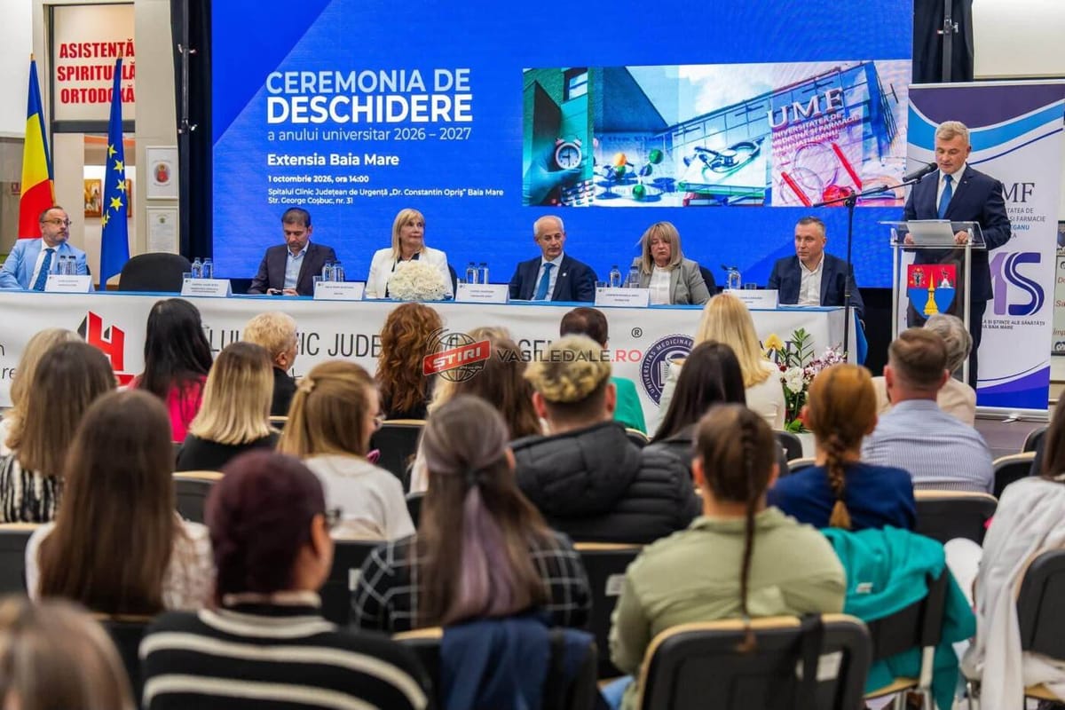 Baia Mare: anul universitar 2026–2027 s-a deschis la Spitalul Clinic Județean Dr. Constantin Opriș