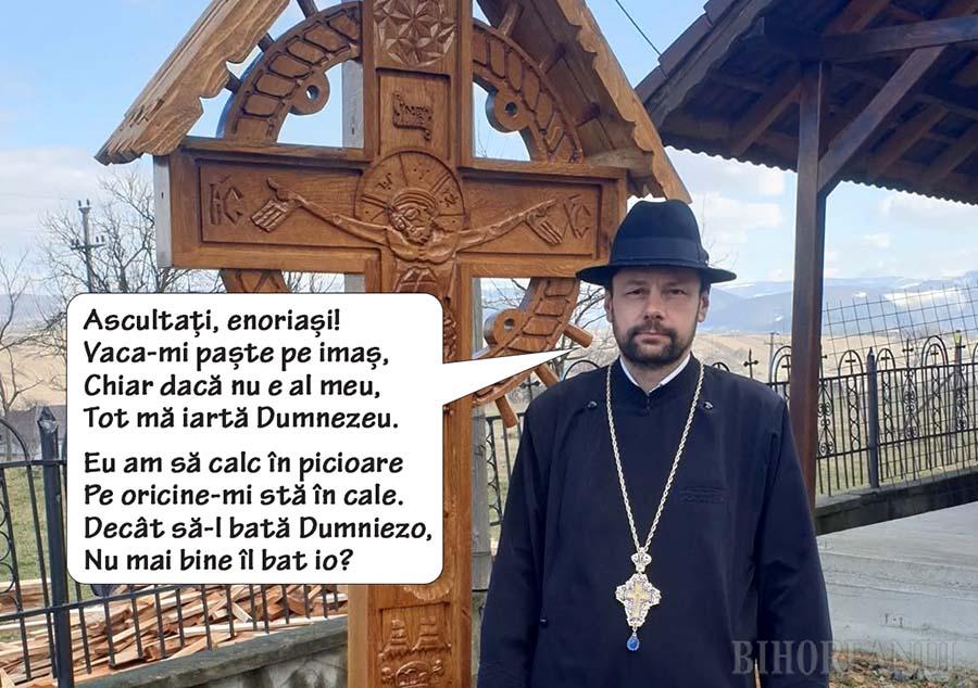 Bălnaca, Bihorel: un preot ar fi bătut un consătean, care a avut nevoie de 30 de zile de îngrijiri