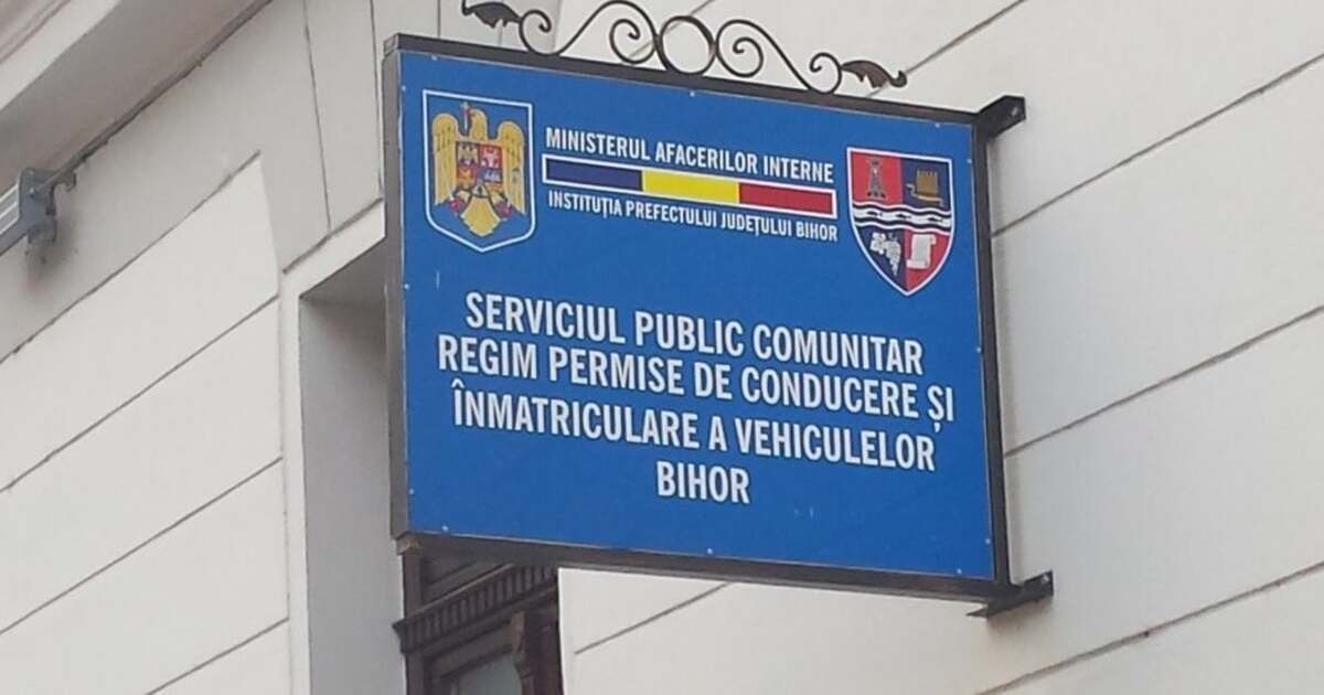 Bihor: noile tarife la înmatriculări, placă tip A costă 26 de lei, setul de două 52 de lei