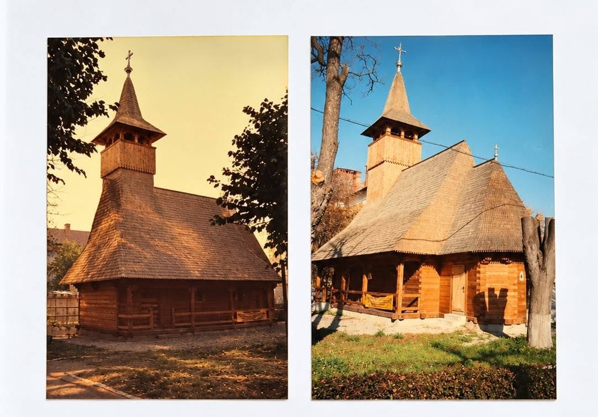Biserica din curtea Spitalului Județean Sibiu, replică a unei biserici de lemn din Muzeul ASTRA