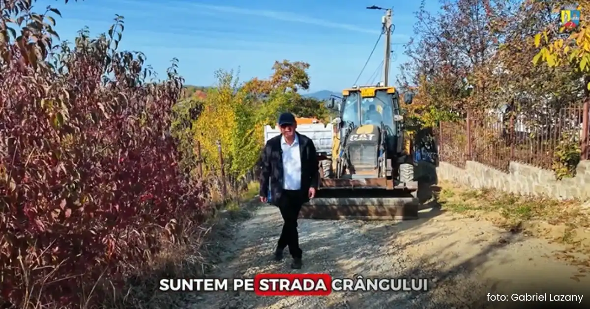 Bistrița: au început lucrările de asfaltare pe strada Crângului, cea de-a 34-a din programul de reabilitare