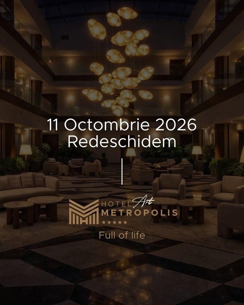 Bistrița: hotelul Metropolis, închis patru ani, se redeschide ca Art Metropolis pentru public duminică