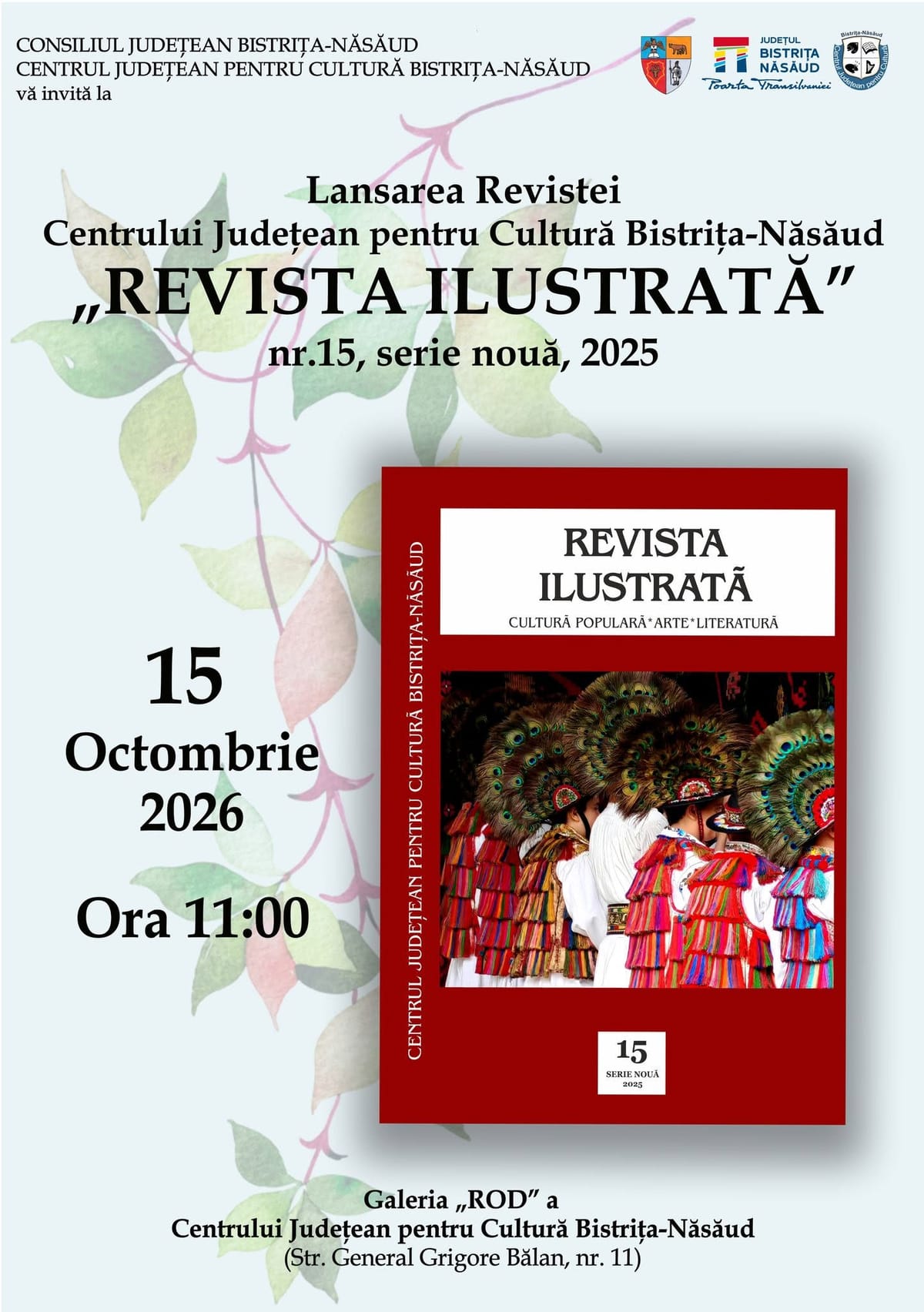 Bistrița-Năsăud: Revista Ilustrată lansează seria nouă, numărul 15, dedicată patrimoniului cultural