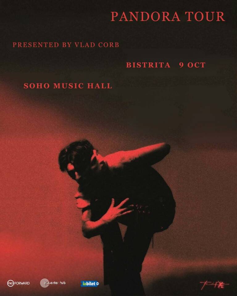 Bistrița: Vlad Corb deschide turneul Pandora la Soho Music Hall