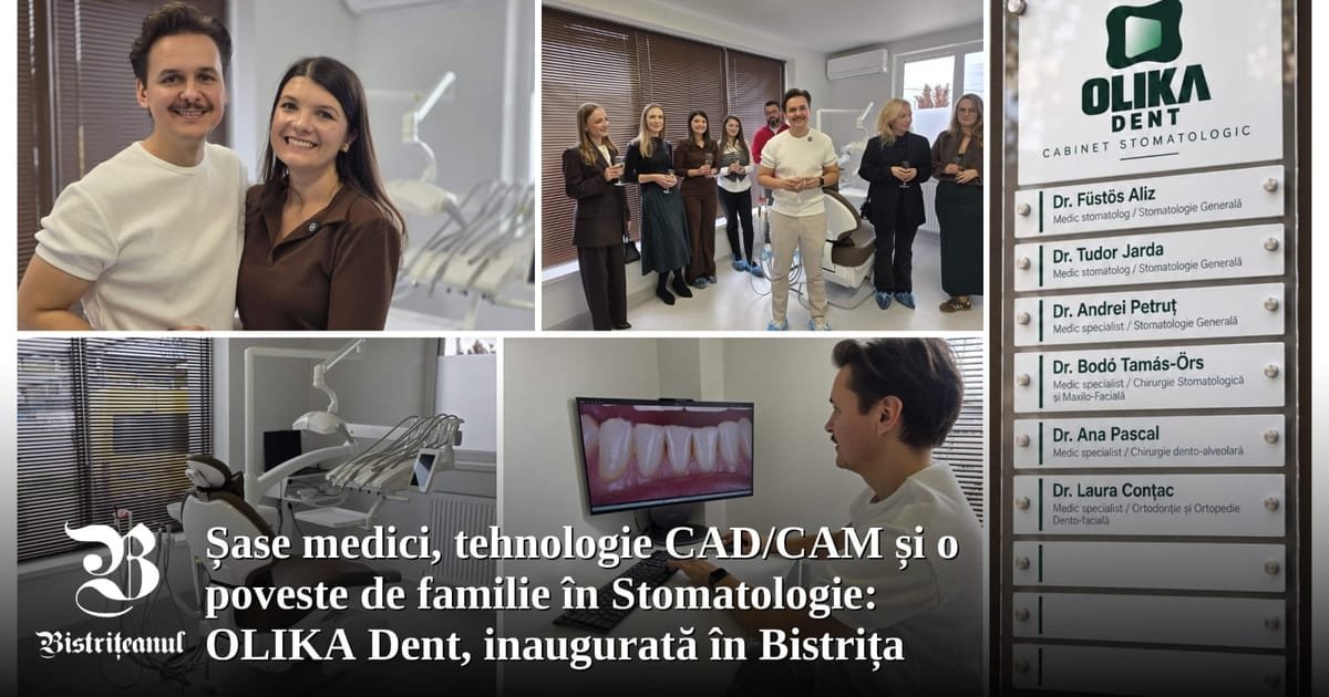 Bistrița are o clinică nouă: OLIKA Dent, deschisă de frații Füstös, cu șase medici