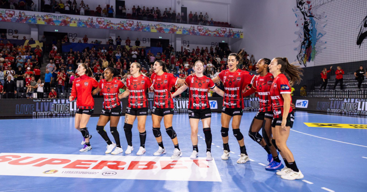Bistrița: CS Gloria câștigă în Liga Campionilor, iar CSM București învinge Esbjerg cu 34-31