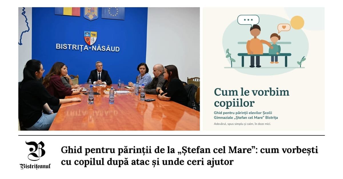 Bistrița: elev de 13 ani a înjunghiat o profesoară și un coleg la Școala Ștefan cel Mare