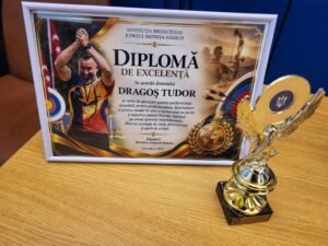 Bistrița: sportivul Dragoș Tudor, campion mondial militar la tir cu arcul, în proba de 18 metri