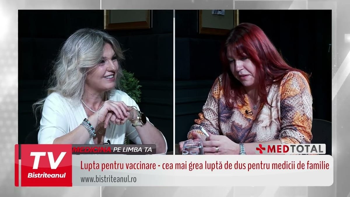 Bistrița: tot mai mulți părinți refuză vaccinul ROR, spune medicul de familie Andreea Iacobescu