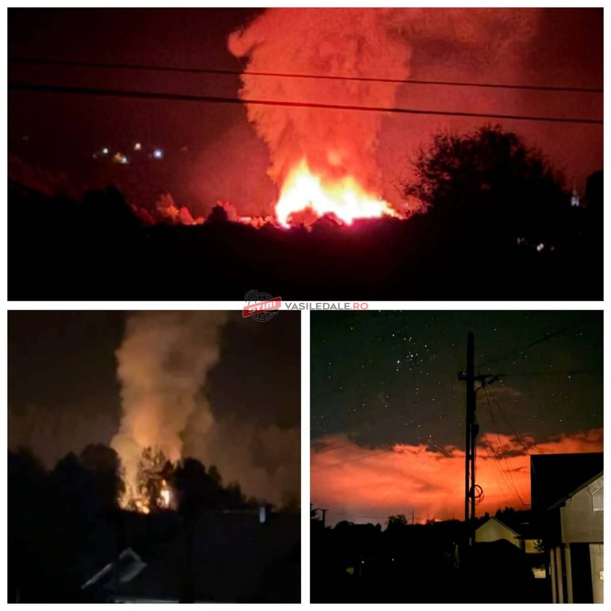 Borșa: incendiu violent în cartierul Repedea, trei case de locuit și anexe în flăcări