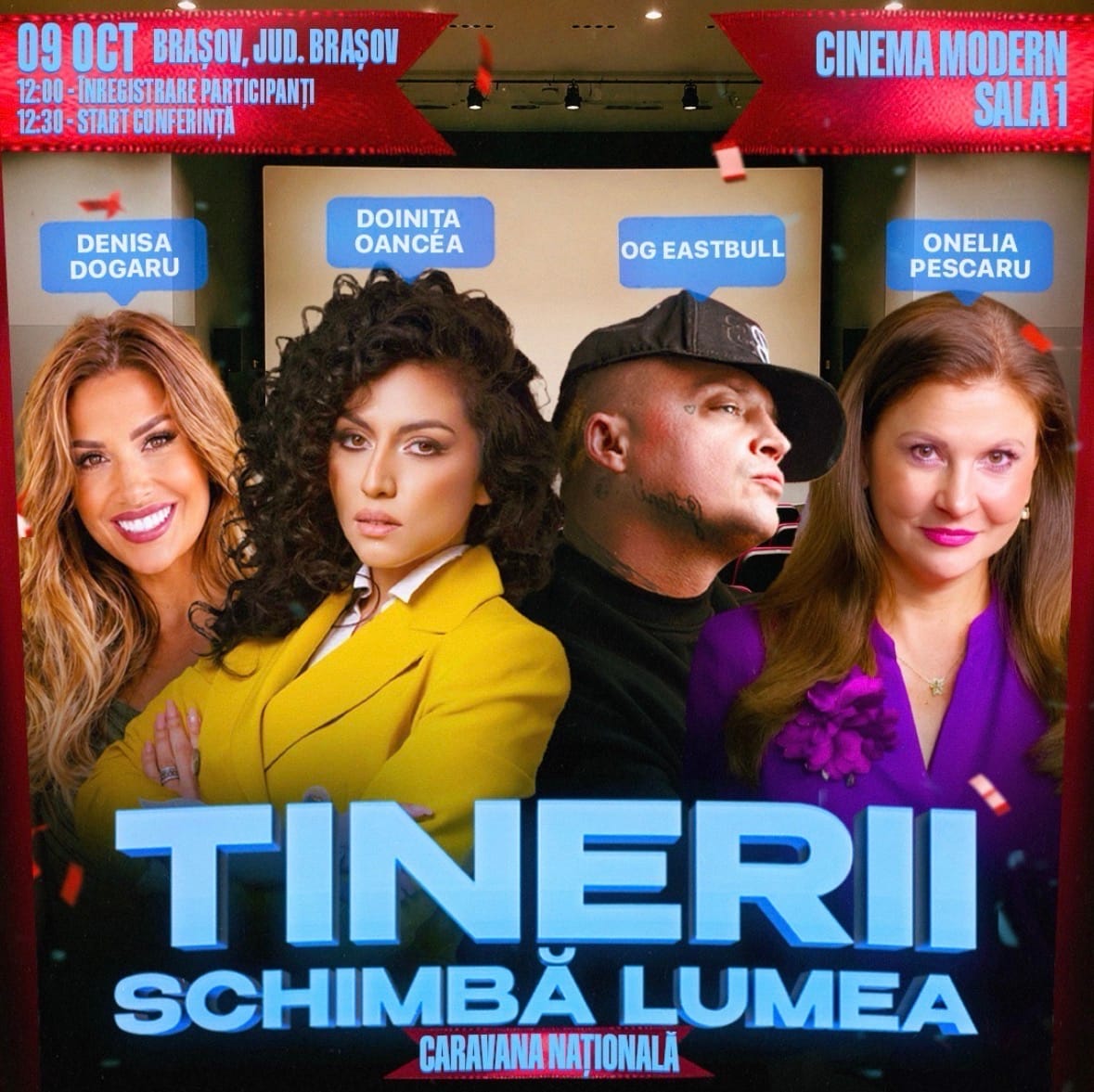 Brașov: conferința Tinerii Schimbă Lumea are loc vineri, cu peste 150 de liceeni așteptați