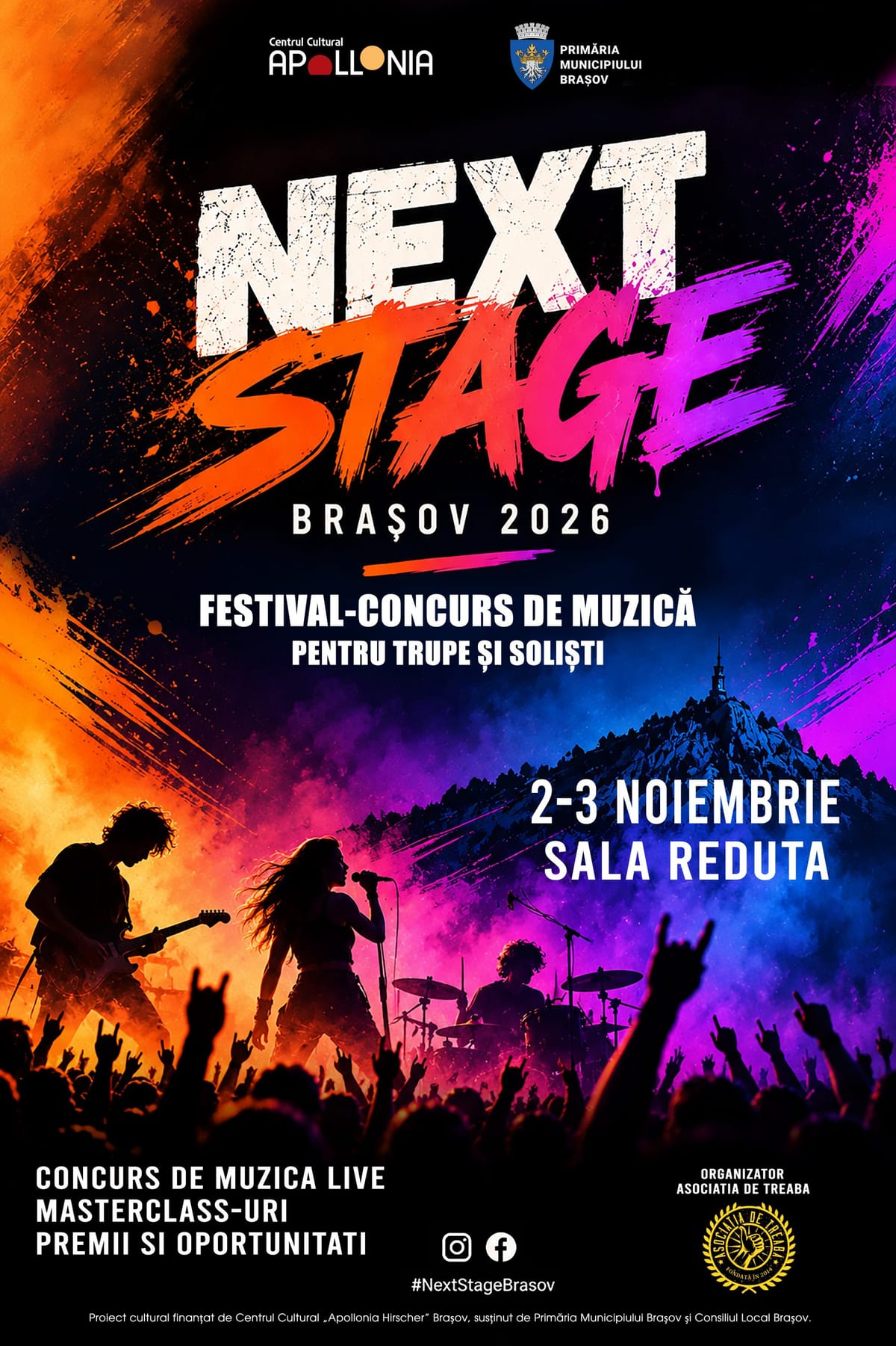 Brașov: Peste două zile încep înscrierile la Next Stage 2026, festivalul-concurs pentru tinerii muzicieni