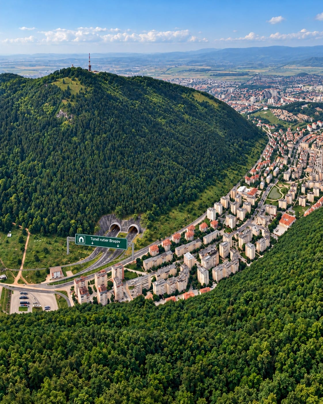 Brașov: Primăria pregătește studiu pentru un posibil tunel prin Tâmpa, între Centrul Istoric și Răcădău