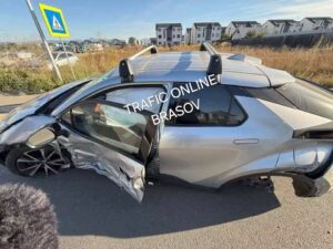 BRAȘOV Tânăr din Ozun, reținut după un accident cu victime, în Sânpetru