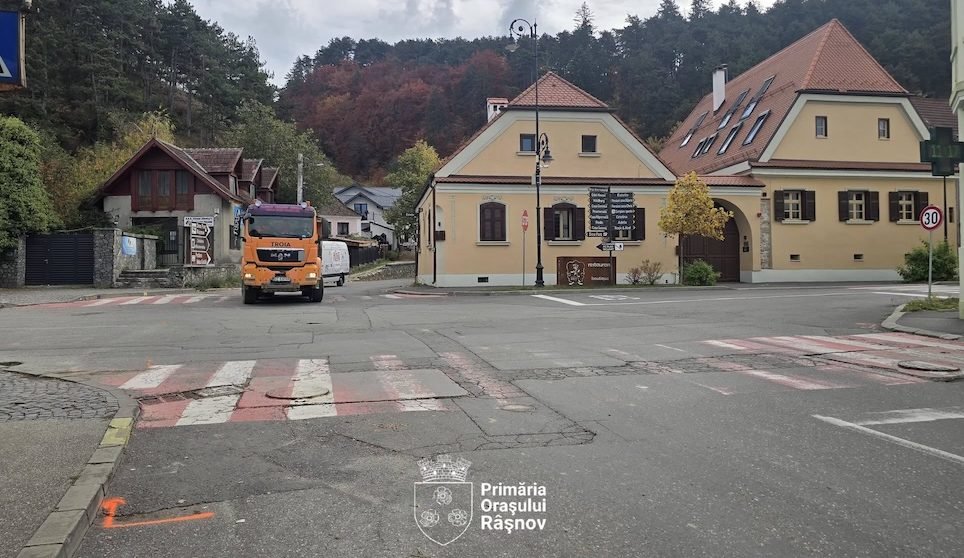 Brașov: restricții de trafic la refacerea intersecției DN1E cu I.L. Caragiale și Cetății