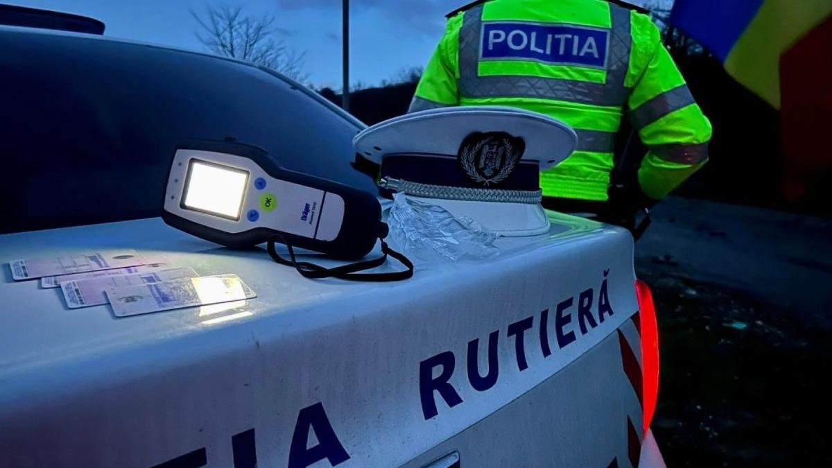Brașov: trei șoferi cu alcoolemii uriașe, prinși la volan în razia de noapte de la Săcele, Codlea și Bran