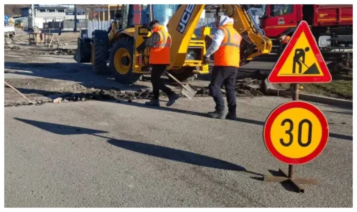 Calea Baciului din Cluj-Napoca, sufocată de trafic de o săptămână din cauza asfaltărilor