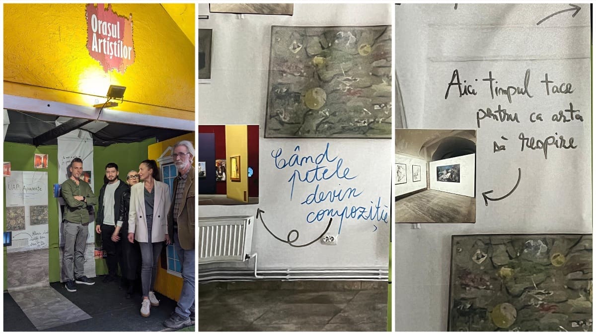 Caloriferul și hidrantul „concurează” cu arta: expoziție-manifest în Piața Mică din Sibiu