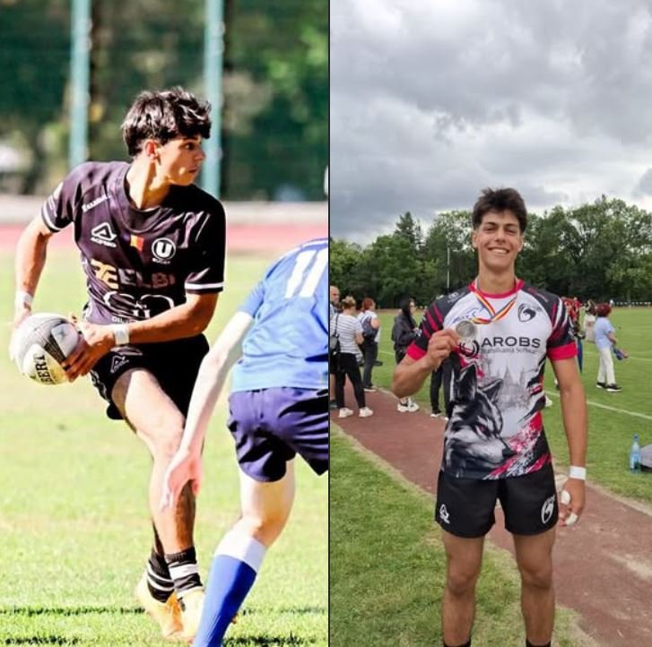 Câmpia Turzii: George Andrei Crăciunescu, elev la Liceul „Pavel Dan”, convocat la Naționala U18 de rugby