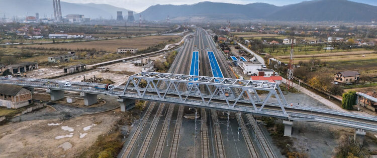 Caransebeș–Timișoara–Arad: modernizarea căii ferate, lotul Lugoj–Timișoara Est, la 84,93% stadiu fizic