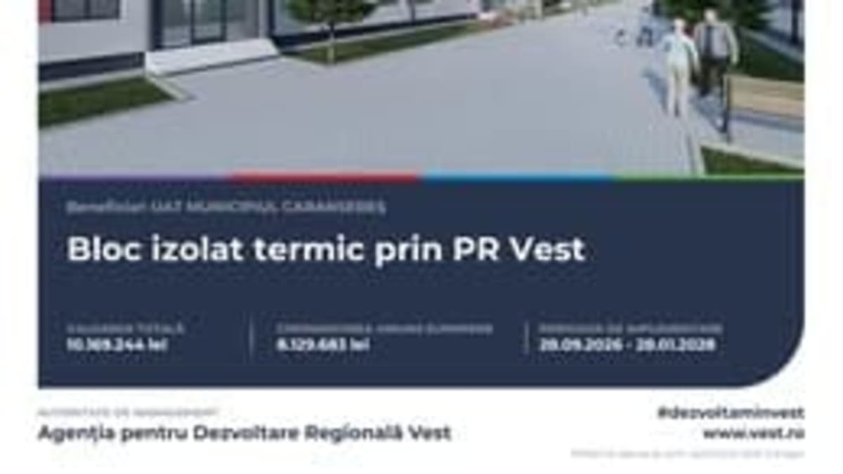 Caransebeș: Primăria începe renovarea energetică a blocurilor 4 și 5 de pe Aleea Rapsodiei