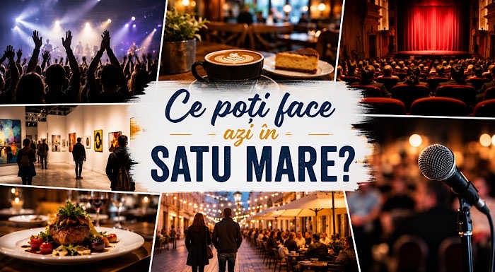 Ce poți face azi în Satu Mare. Agenda zilei de 3 octombrie
