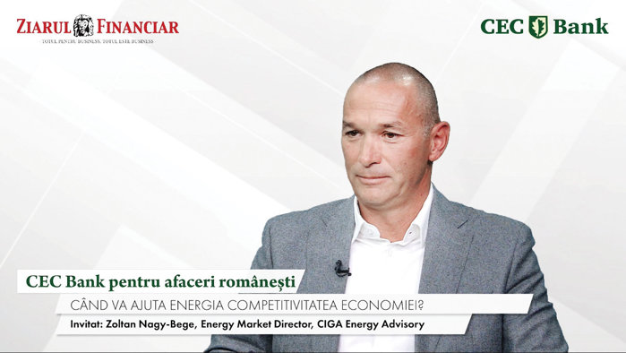 CEC Bank pentru afaceri româneşti. Zoltan Nagy-Bege, CIGA Energy Advisory: Singura soluţie este să mergem mai departe cu