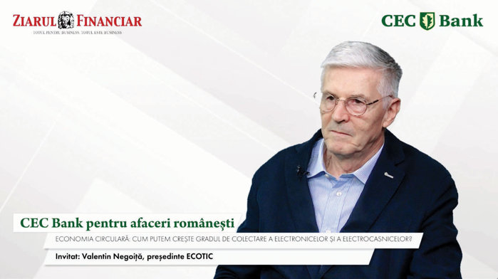 CEC Bank pentru afaceri româneşti. Valentin Negoiţă, preşedinte, ECOTIC: Extinderea duratei de viaţă a echipamentelor el