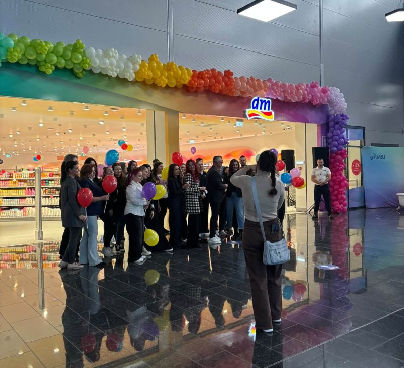 Cel mai mare magazin dm din județ s-a deschis în OK Shopping Center Bistrița
