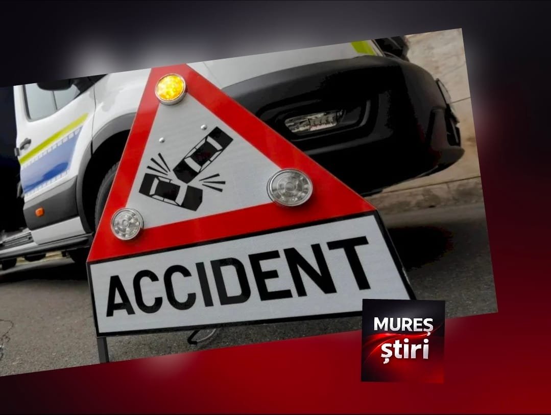 Chendu, pe ieșirea spre Sighișoara: un autoturism a intrat într-un gard, fără victime raportate oficial